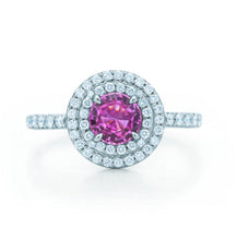 Load image into Gallery viewer, Genuine Purple Sapphire Ring