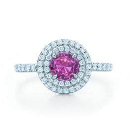 image-Genuine Purple Sapphire Ring 2