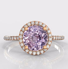 Load image into Gallery viewer, Genuine Purple Sapphire Ring 8
